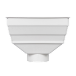 Rain Harvesting 90/100mm Leaf Catcha Rectangle Rain Head