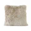 Naturally Sheepskins 45x45cm Stone Sheepskin Cushion Cover