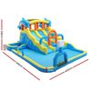 Keezi Inflatable Splash Kids Pool Water Slide Play Park Basketball Hoop Football Blower 4m x 5.65m