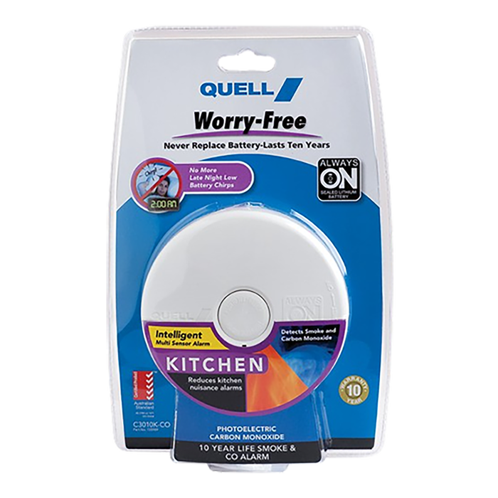 Quell Worry-Free Photoelectric And Carbon Monoxide Alarm