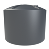 Melro Tanks 16500L Metal Grey Round Poly Water Tank