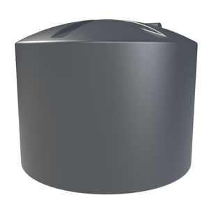 Melro Tanks 16500L Metal Grey Round Poly Water Tank