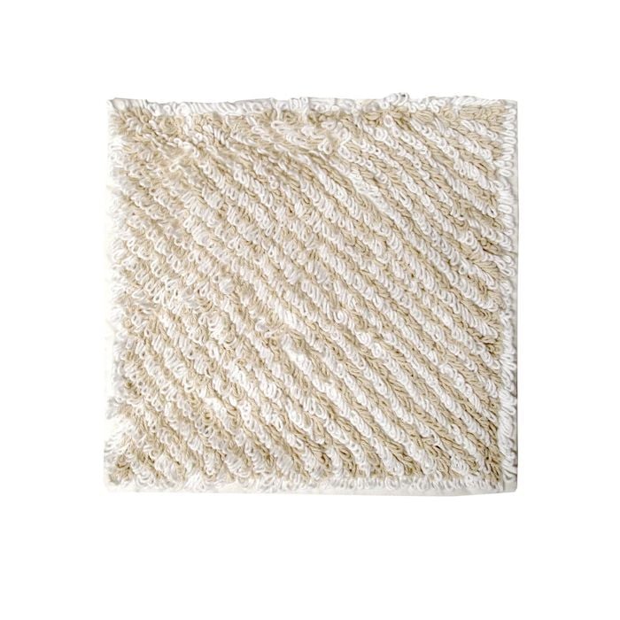 Bloomington Loopini Cotton Cushion Cover 40 x 40 cm White/ Linen