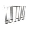 ProtectorAl 2400 x 1500mm Black Aluminium Flat Top Pool Fence Panel With Mid Rail