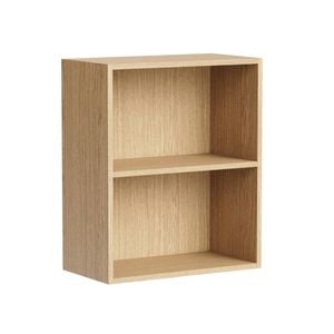 Kaboodle 300-399mm Honey Oak Customisable Wall Open Shelf