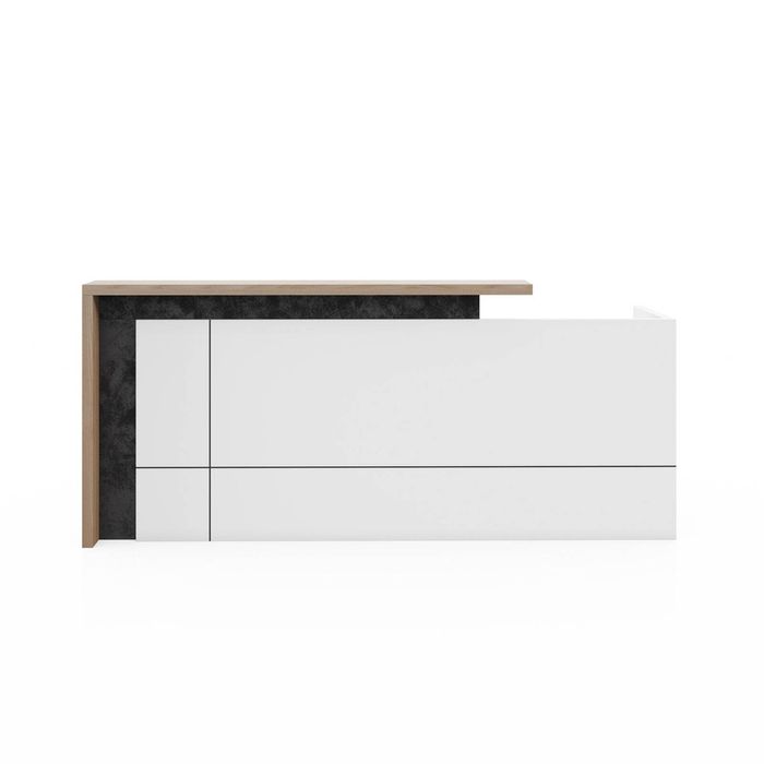 Artemss 180cm Modern Reception Desk Counter Desks- Right