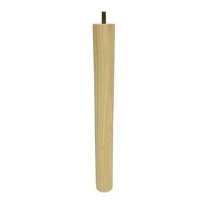 Adoored 400mm Raw Pine Round Leg Furniture