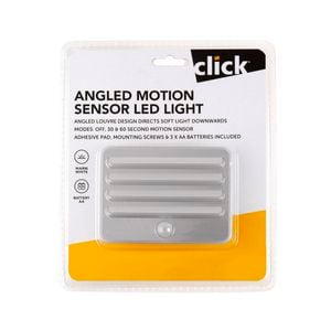 Click Battery Operated Angled Motion Sensor LED Light