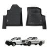 AUSGO Car Floor Mats for Toyota Hilux Manual Transmission Single / Extra Cab 2015-2025 All-Weather Floor Liners