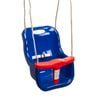 Swing Slide Climb Blue / Red Plastic Baby Swing Seat