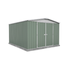 Absco Sheds 3.0 x 3.66 x 2.06m Pale Eucalypt Regent Double Door Garden Shed