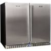 Schmick Stainless Solid 2-Door Bar Fridge - SK246-SD