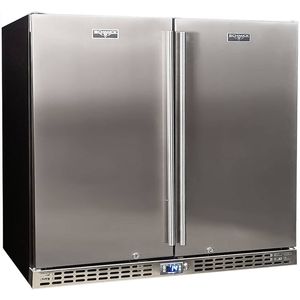 Schmick Stainless Solid 2-Door Bar Fridge - SK246-SD