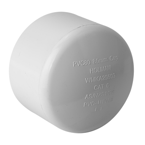 Holman 80mm Press PVC Cap End