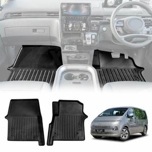 3D All-Weather Floor Mats for Hyundai Staria and Staria Load 2021-Onwards Carpet Liners Accessories