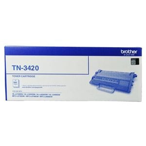 Brother TN3420 Black Toner Cartridge (3,000 pages)