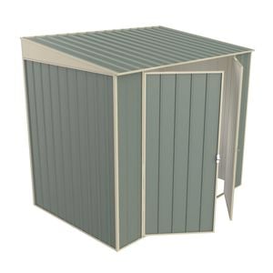 Build-a-Shed 1.5 x 2.3 x 2.0m Skillion Double Hinged Side Door Shed - Green