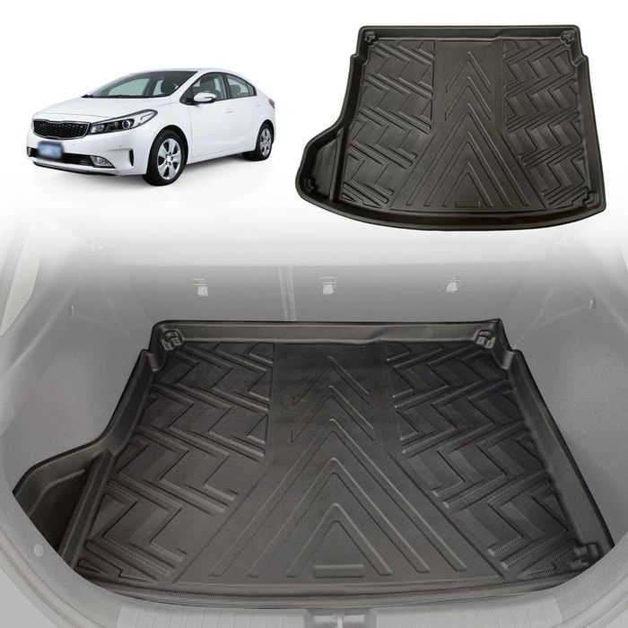 AUSGO Boot Liner for KIA Cerato Hatch BD Series 2018-Onwards Cargo Trunk Mat Boot Mat
