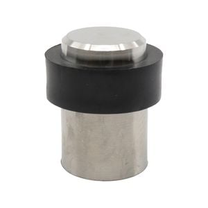 Adoored 50mm Satin Chrome Tall Wide Door Stop