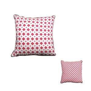 J Elliot Home Flower Reversible Piped Edge Cushion 43 x 43 cm