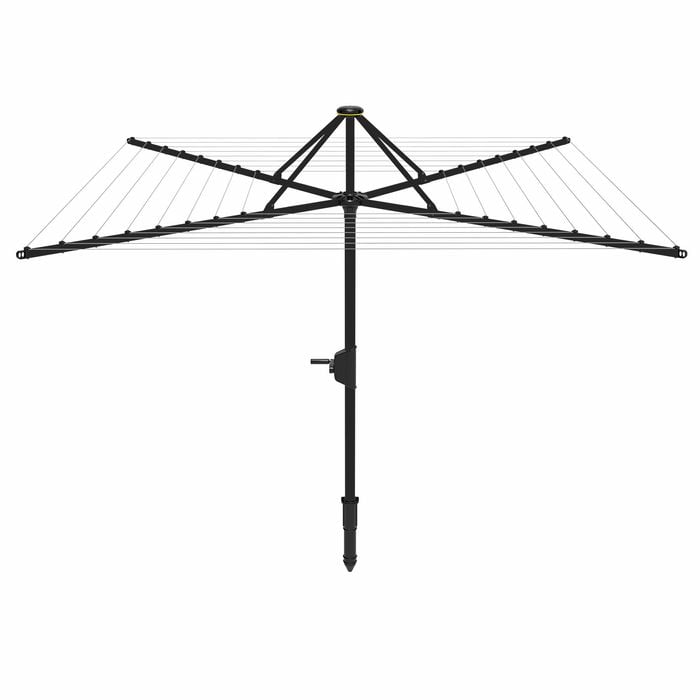 Daytek MK2 M58 Rotary Clothesline - Obsidian