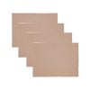 4PK Bambury Tableware/Dinnerware Linen Placemat 33x45cm Tea Rose Home Decor