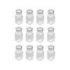 12 Glass Salt And Pepper Shakers Square