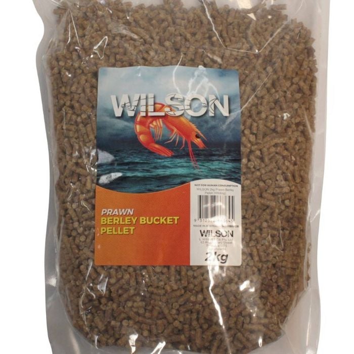 2kg Pack of Wilson Prawn Berley Pellets - Whiting Attractant