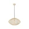 CLA Lighting GOLPE Interior Oval Stainless Steel Pendant Light- Large Champagne Gold