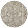 The Rug Connection Sense 256 Silver 240x240cm - Large Round Transitional Pet Friendly Indoor Rug
