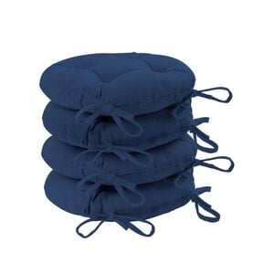 Harbour Housewares Round Dining Chair Seat Cushions - Pack Of 4