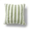 Dreamaker Linea Faux Fur Cushion Olive 50x50cm