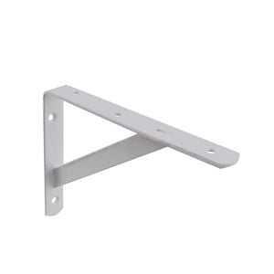 Carinya 200 x 150mm White Heavy Duty Straight Stayed Bracket