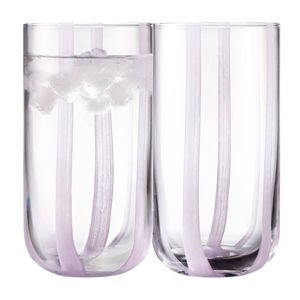 Ecology Ecolocy Luella Set of 4 Hi Ball Tumblers 460ml Wisteria