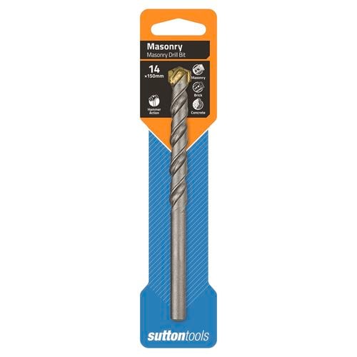 Sutton Tools 14 x 150mm SB TCT Masonry Drill Bit Bunnings Australia