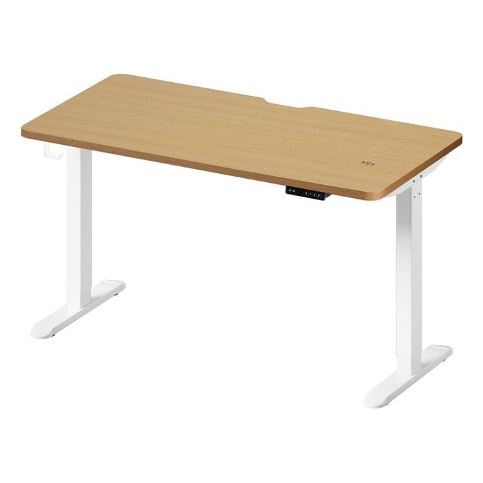 Oikiture Electric Standing Desk With Wireless Charging Single Motor 140CM