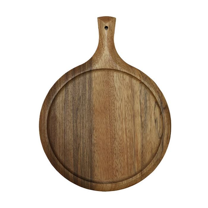 Anygleam Natural Wood Round Wood Cutting Board Food Kitchen Tableware