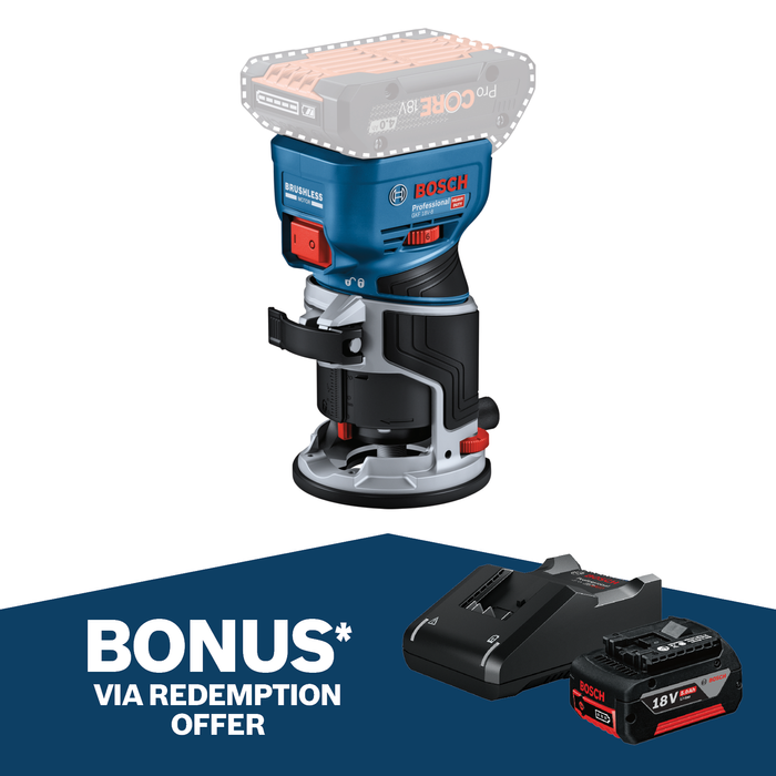 Bosch 18V Professional Laminate Trimmer 06016C2070 - Skin Only