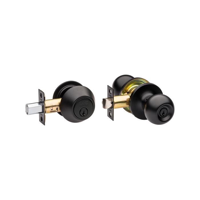 Lane Matte Black Bala Security Set