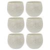 6PK Ecology Dinnerware Stoneware Linen Cuddle Drinking Mug 330ml/12.8cm Birch