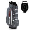 Costway Golf Cart Bag Golf Club Organizer-Red