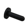 Delf Trade Matt Black Round Wall Stop