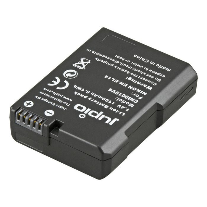 Jupio Li-Ion 7.4V 1100mAh Rechargeable Battery For Nikon EN-EL14 Camera
