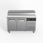 AG Equipment AG 2 Door Saladette Fridge Fits 7 x 1/3 GN Trays - Pizza Prep Fridges (AG-SH2000-700)