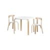 3 Piece Set Kids Activity Table and Chairs Toy Play Desk