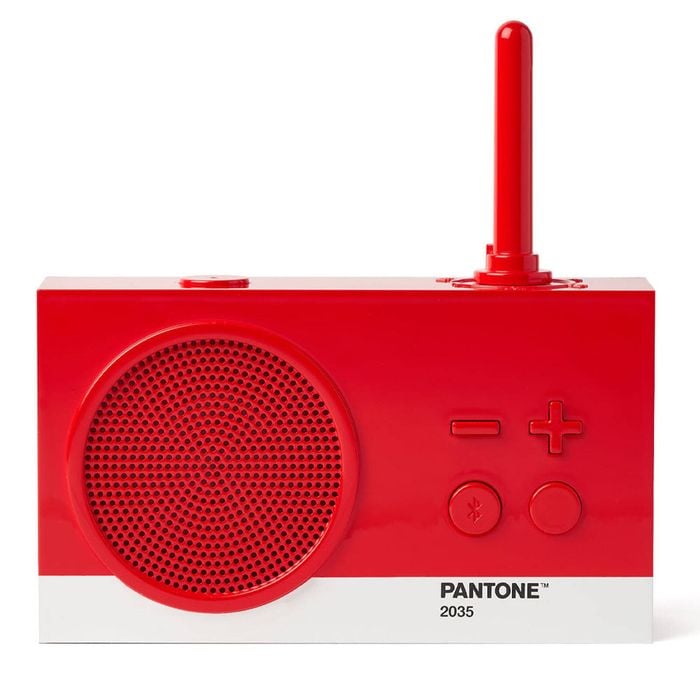 Lexon Thykho 3 Fm Radio & Bluetooth Speaker PANTONE -2035 Red