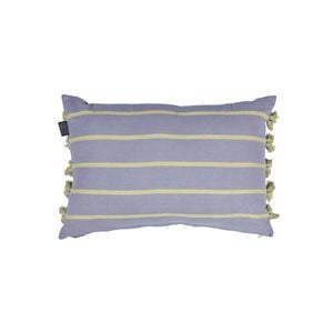 KAAT Amsterdam Jelke Mauve Stripes Oblong Filled Cushion 40cm x 60cm
