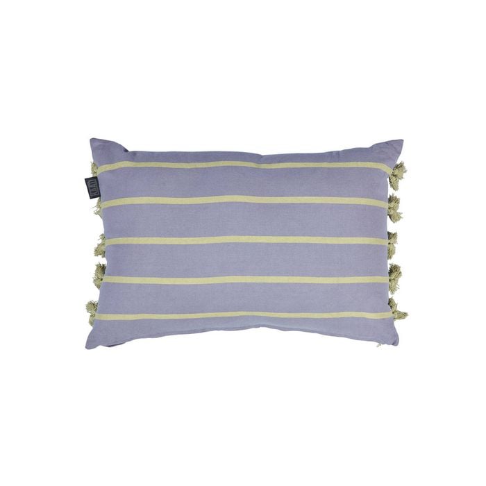 KAAT Amsterdam Jelke Mauve Stripes Oblong Filled Cushion 40cm x 60cm