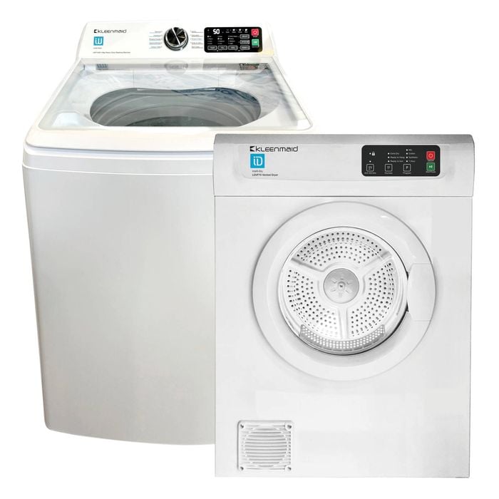 Top Load 12kg Washing Machine Bundle with Clothes Dryer