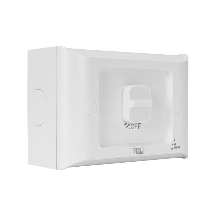 HPM 16A Aqua 1 Gang Switch